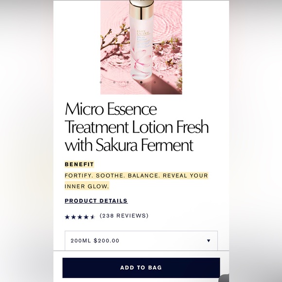 ESTEE LAUDER Micro Essence Treatment Lotion Fresh with Sakura Ferment 200ml NEW - Picture 8 of 12